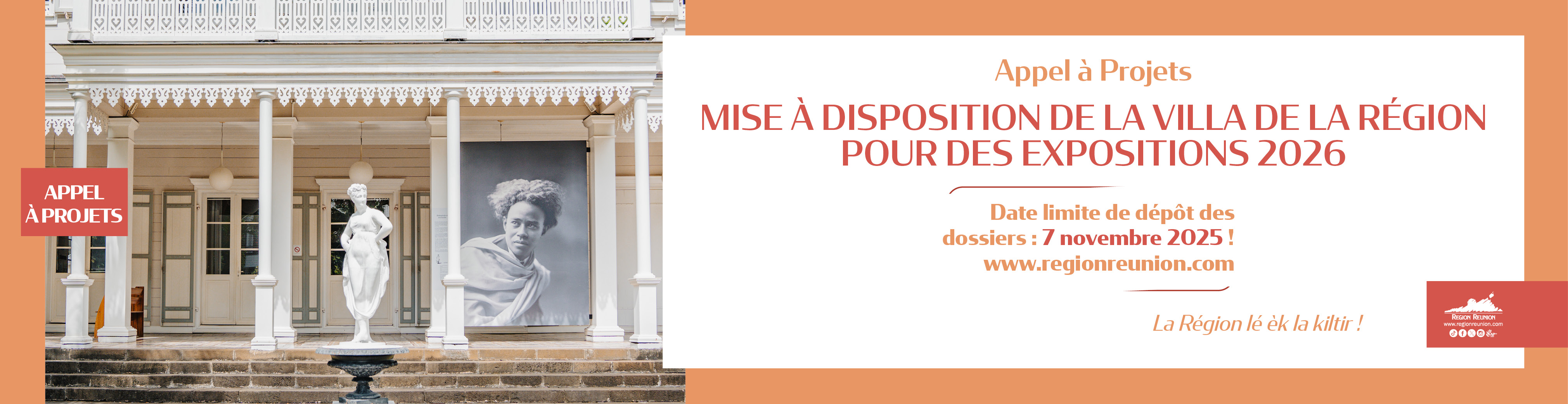 Appel à projet – Villa de la Région 2026
